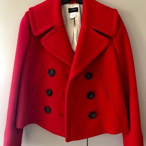 J crew pea coat jacket